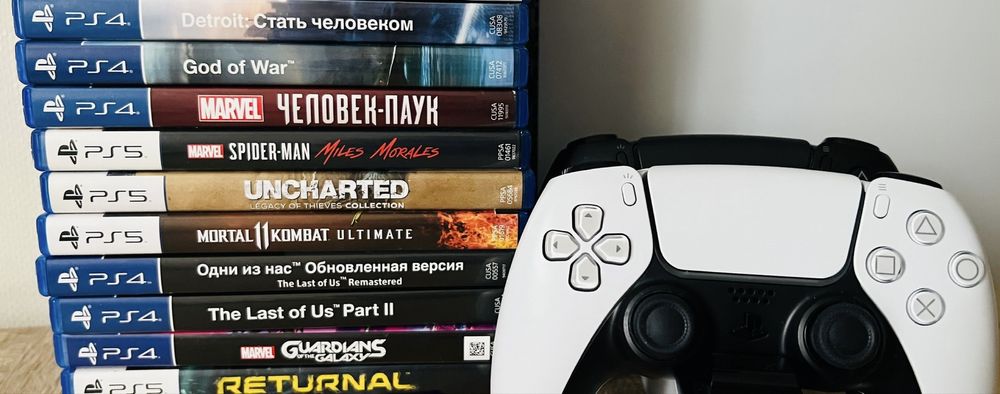 Диски на PS 5 -4 ціна за комплект