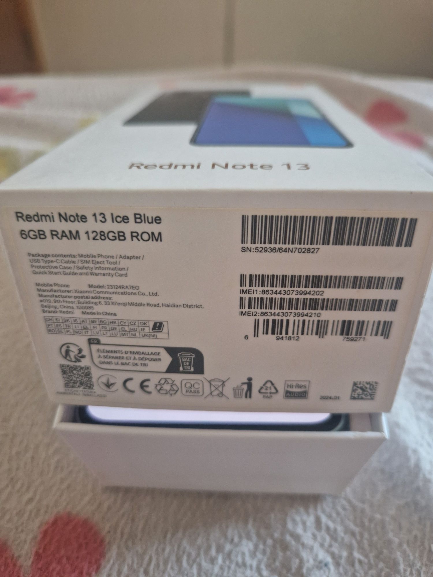 Vendo telemóvel como novo 128gb 6de Ram acompanha capa de protecao