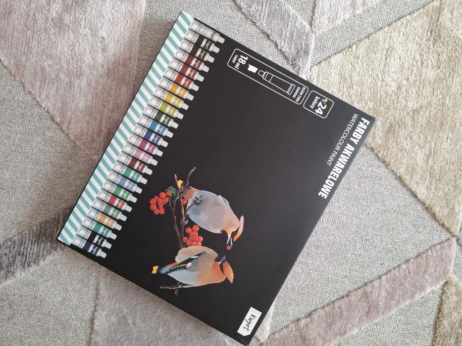 Farby akwarelowe 24 kolory Kayet