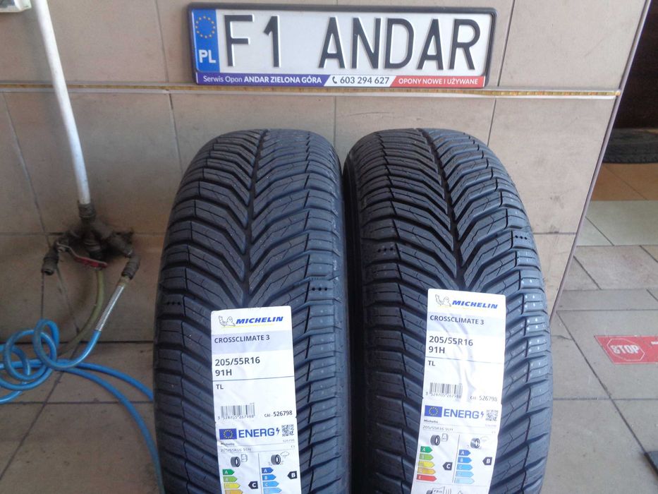 205/55R16 MICHELIN CrossClimate 3 , kl Premium , Nowe Opony Całoroczne