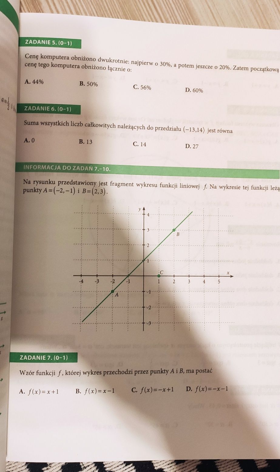 Matura matematyka trening przed egzaminem