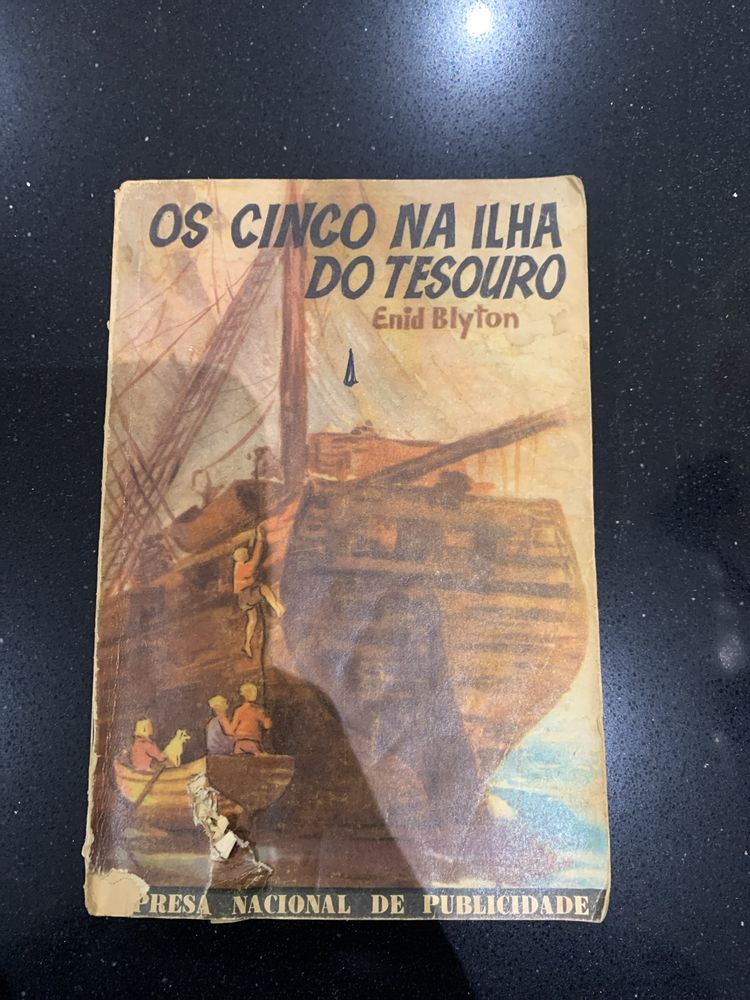 Livro - Os Cinco na Ilha do Tesouro