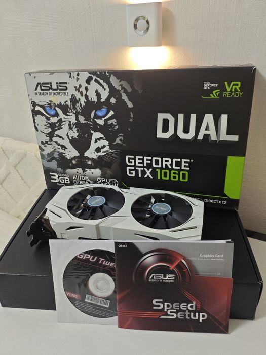 Відеокарта ASUS GTX 1060 3Gb Dual (DUAL-GTX1060-3G)