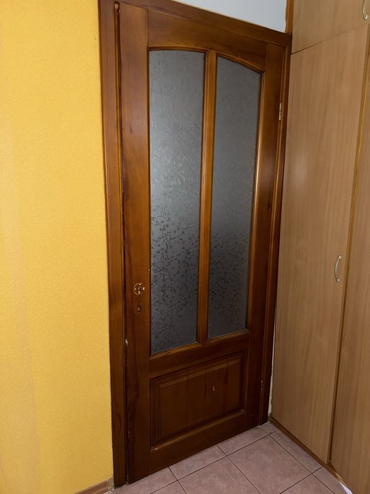 Дерев’яні міжкімнатні двері зі склом столярка ЗАЛИШИЛИСЬ ОДНІ