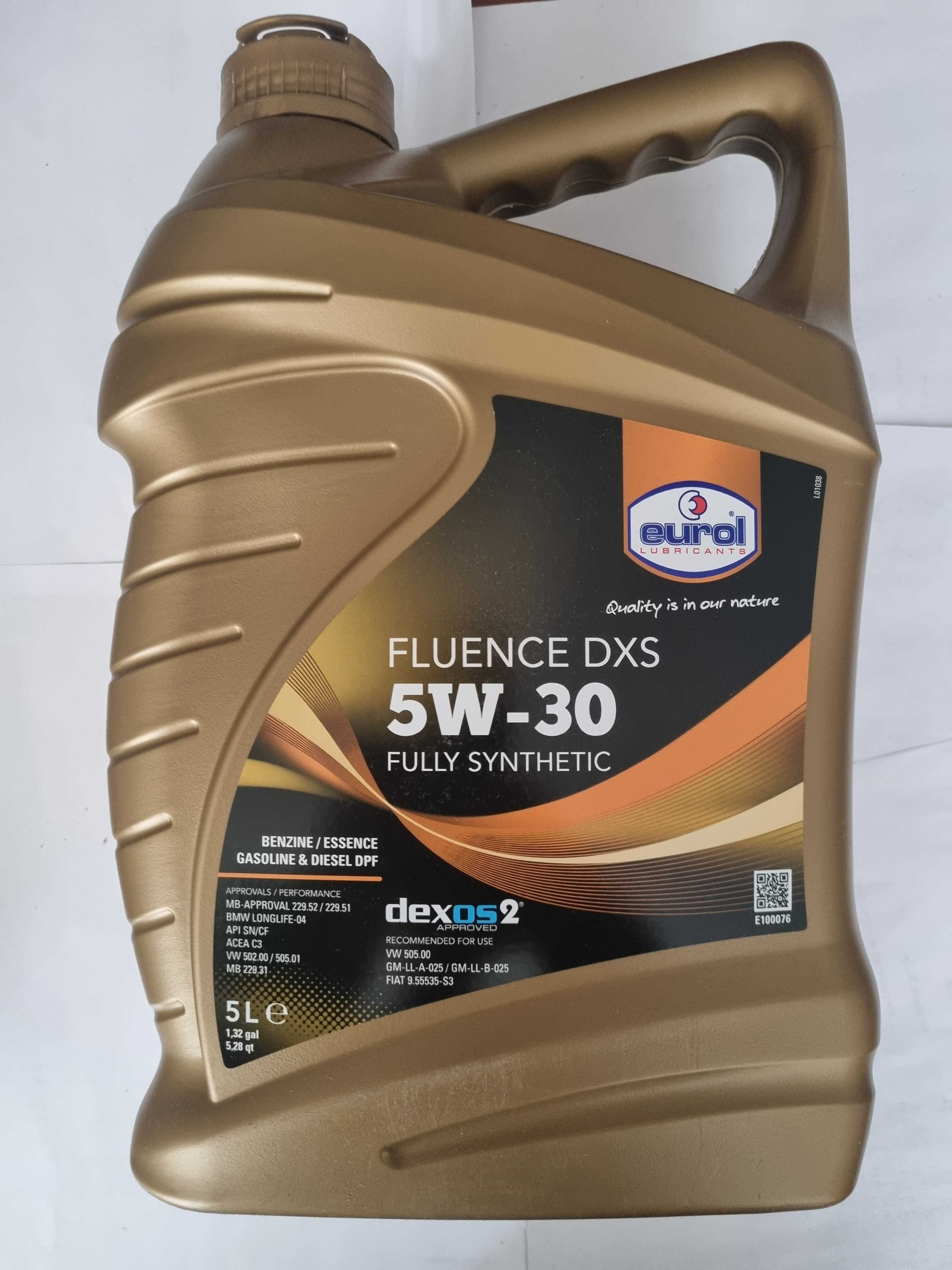 Моторна олива Eurol Fluence DXS 5W-30 Made in Holland 5л