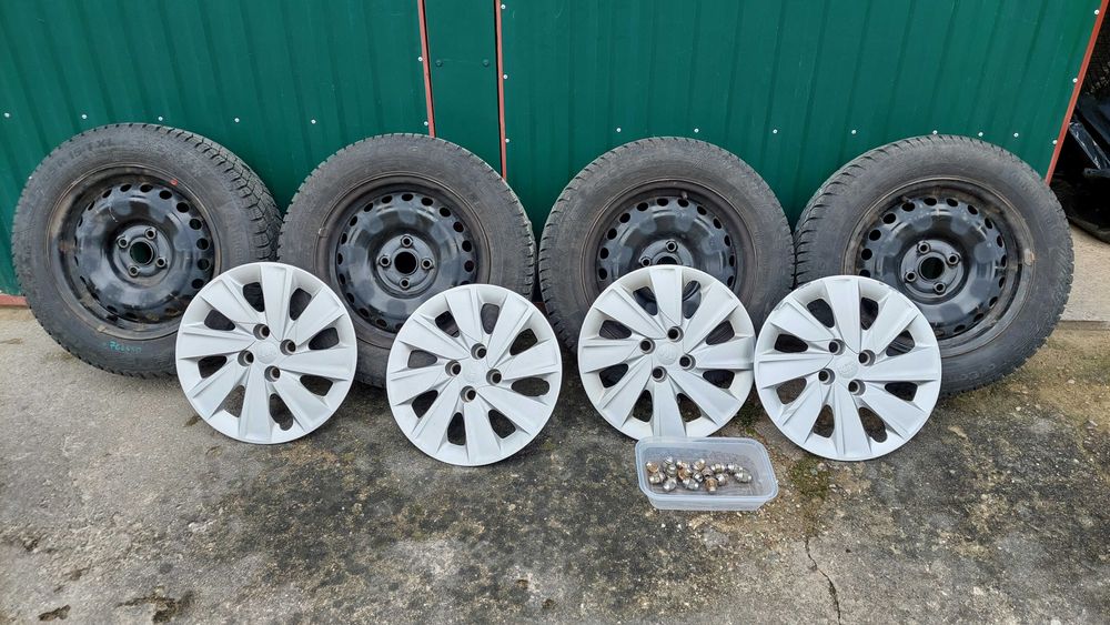 Kia Rio koła zimowe 15 cali super opony kołpaki w cenie