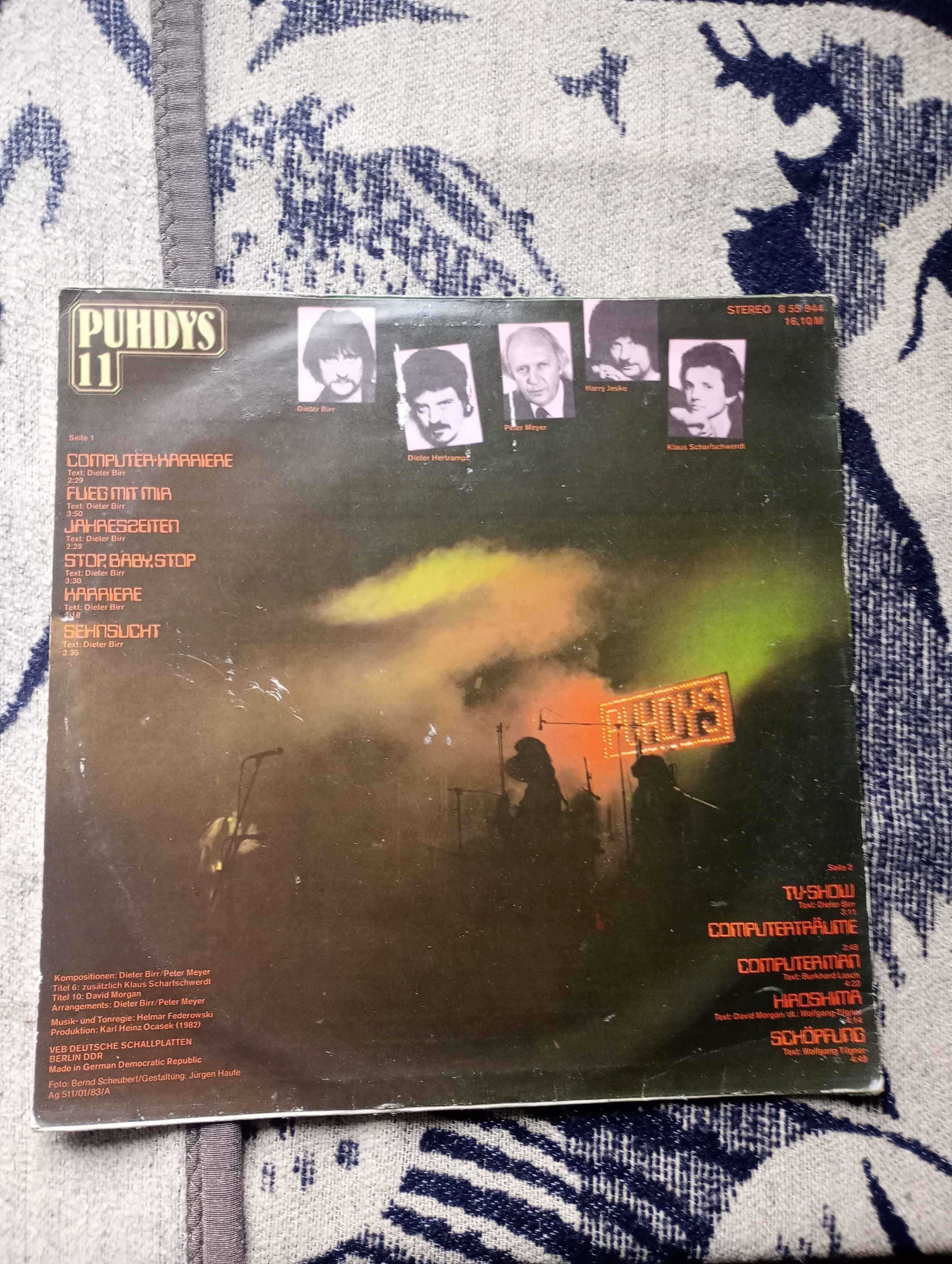 Puhdys 11 Computer-Karriere, płyta winylowa