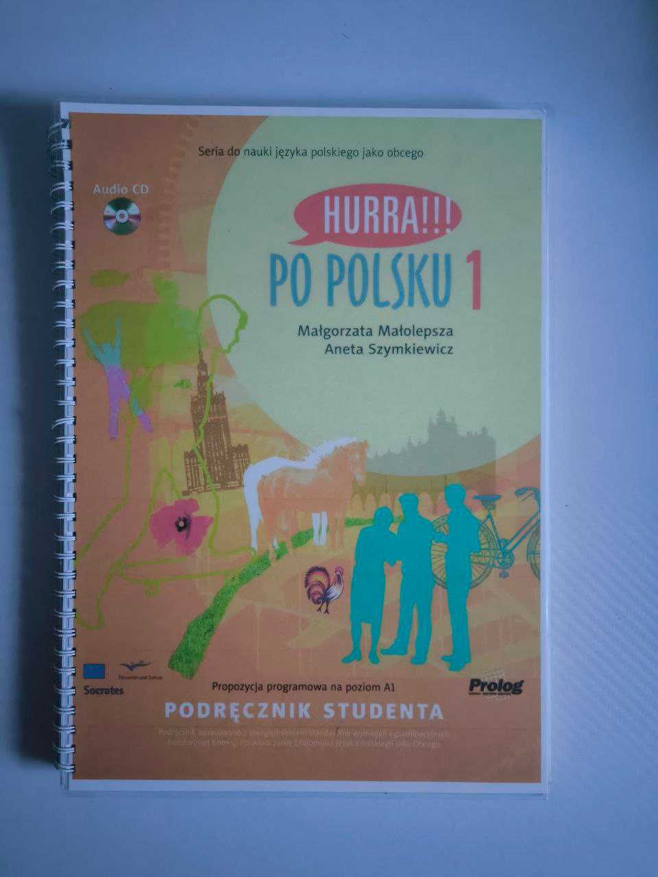 Навчання польської мови на рівні А1, книга та робочий зошит