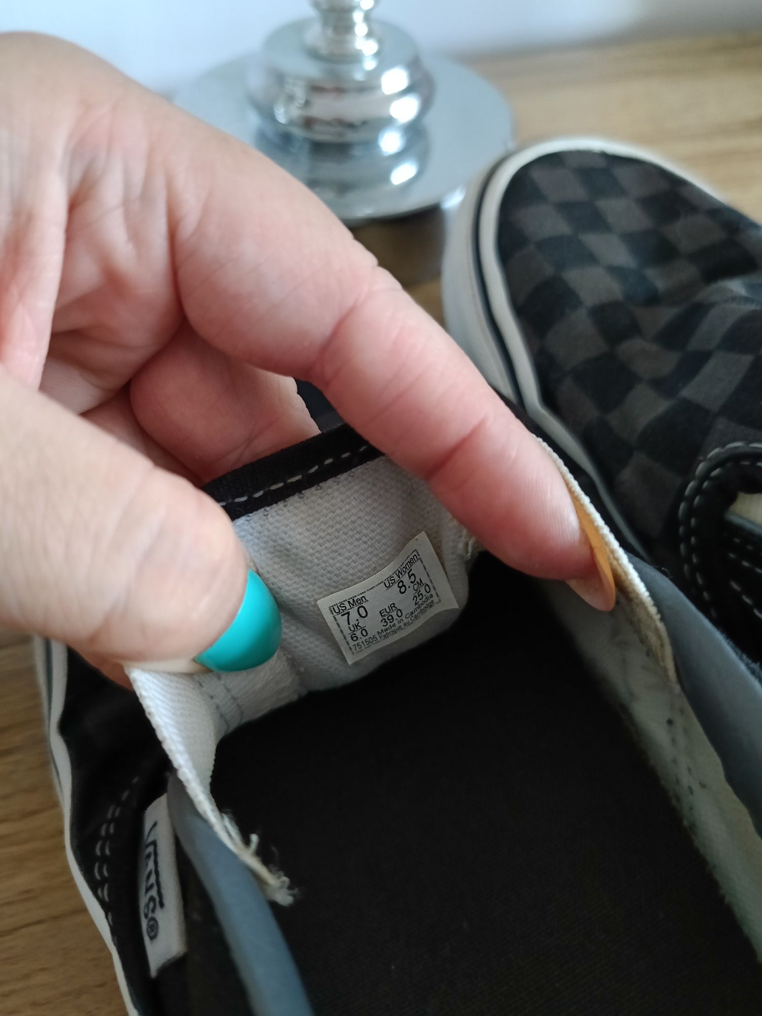 Trampki Vans slip on 39 kratka