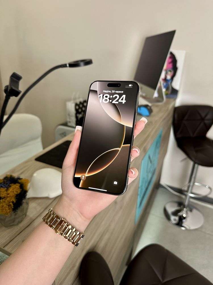 Iphone 16 Pro Max 512 Gb 98% Акб Natural Titanium Розстрочка Обмін Фіз
