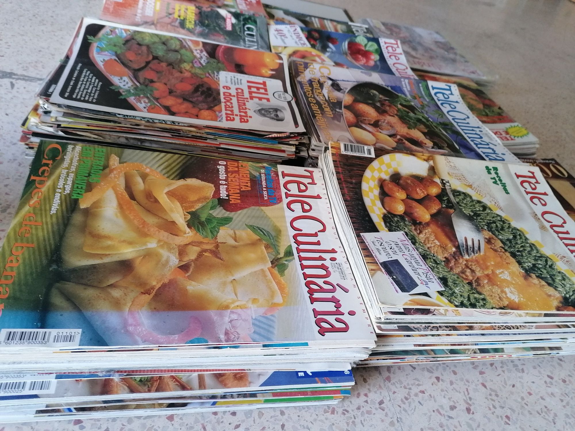 Coleção tele culinária revistas Possiblidade de entrega