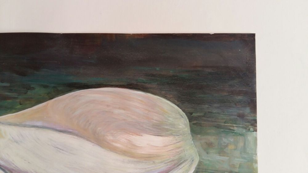 Obraz muszla 70×100 cm---jedyny taki ręcznie malowany---Okazja Łódź