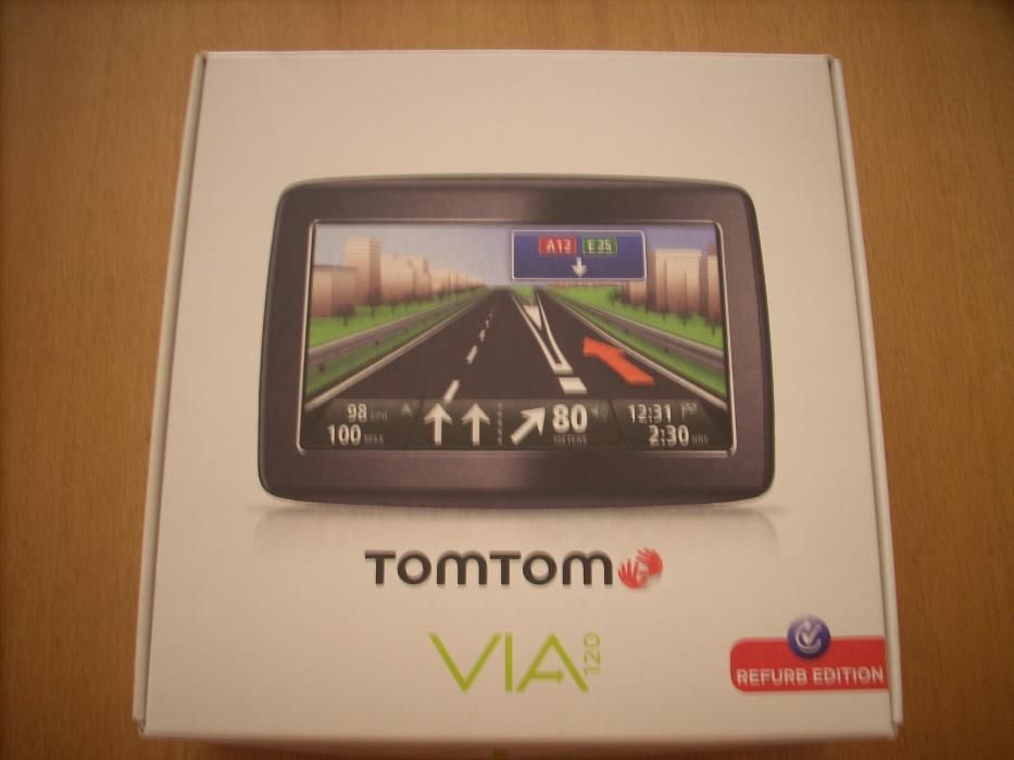 GPS TomTom Via 120 e suporte (novos)