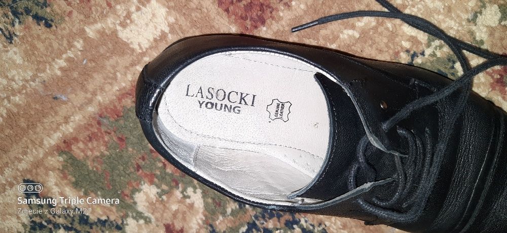 Buty chłopięce skórzane Lasocki Young. r 34