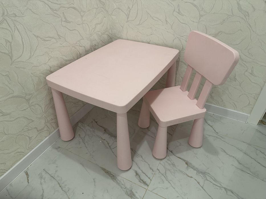 Стіл та стілець Ikea Mammut