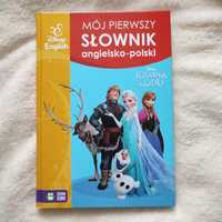 Mój pierwszy słownik Angielsko - Polski Kraina lodu Disney English