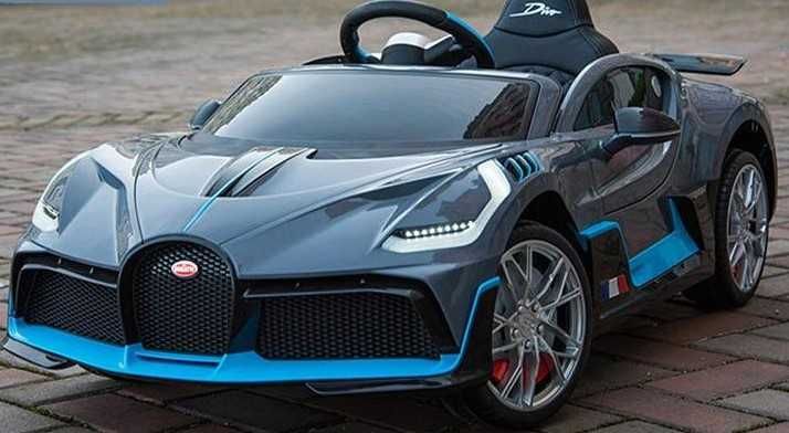 Pojazd na akumulator Bugatti Divo czerwony lakier