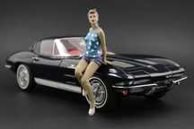 Katrin Pin-Up Girl Figurka 1:18 GMP ACME Ford 32 Hot-Rod
