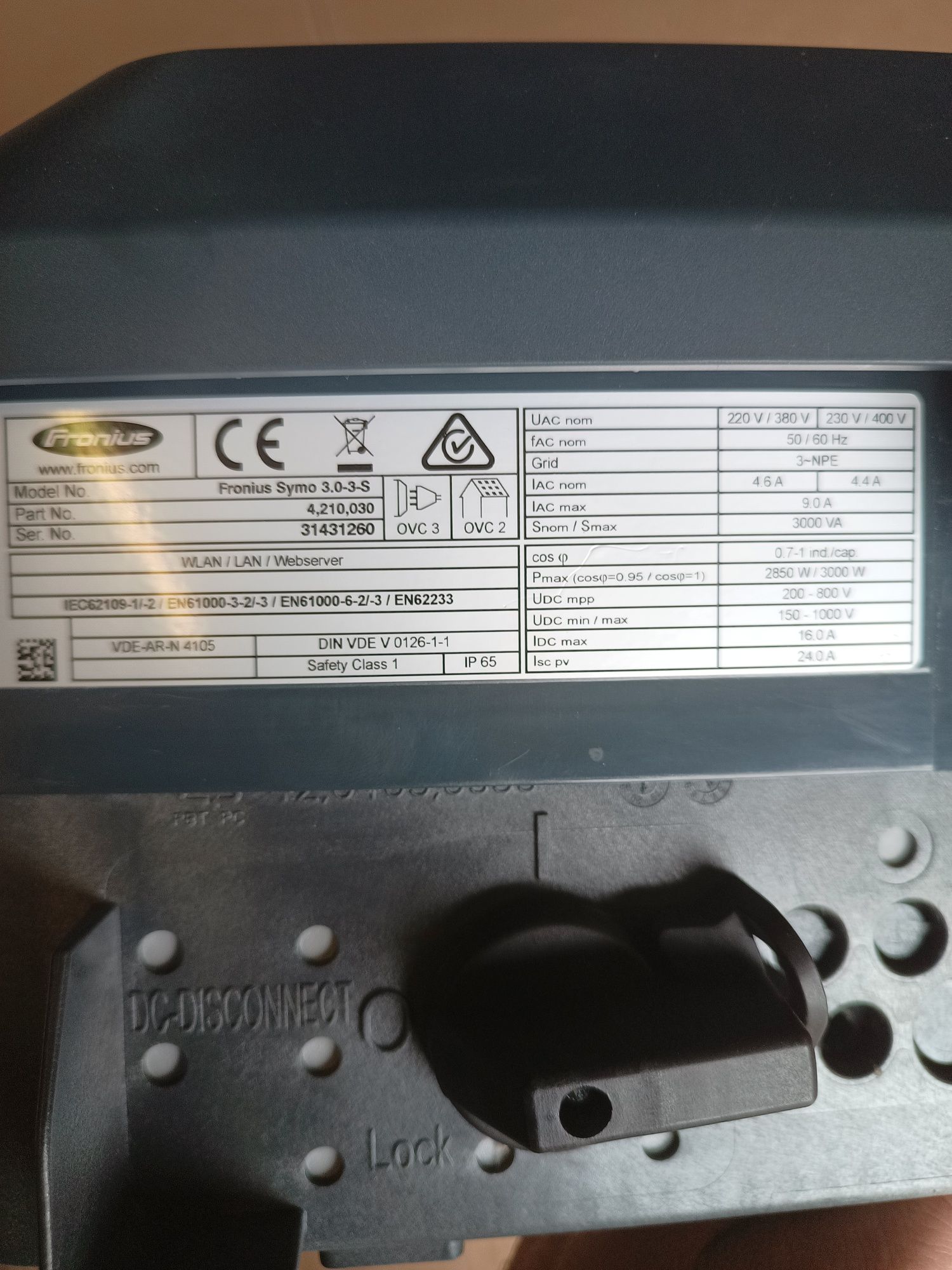 Fronius symo 3.0-3-S