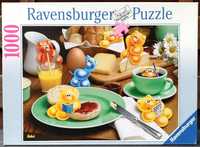 Puzzle 1000 Ravensburger The Gelinis having breakfast
