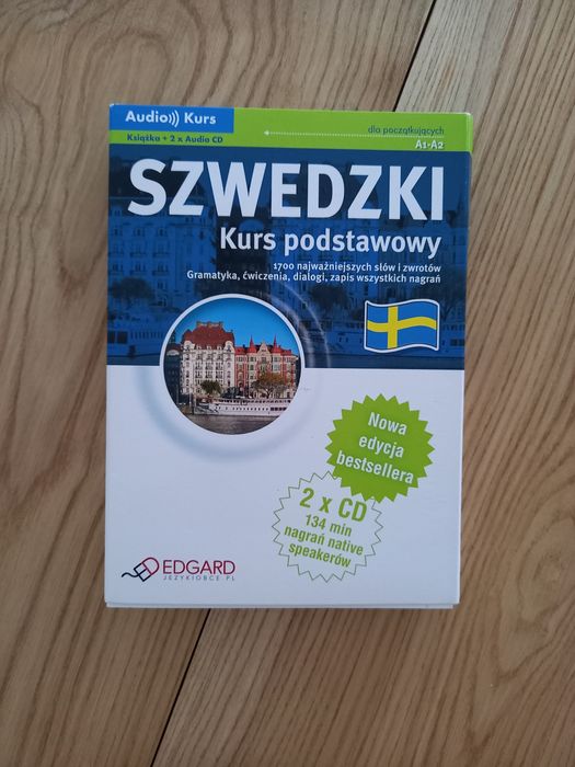 Kurs szwedzki podstawowy A1-A2 + 2x CD audio