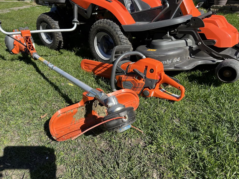 Kosiarka Husqvarna Rider R214 TC dwa cylindry.  Piła 545 Kosa 535 RXT