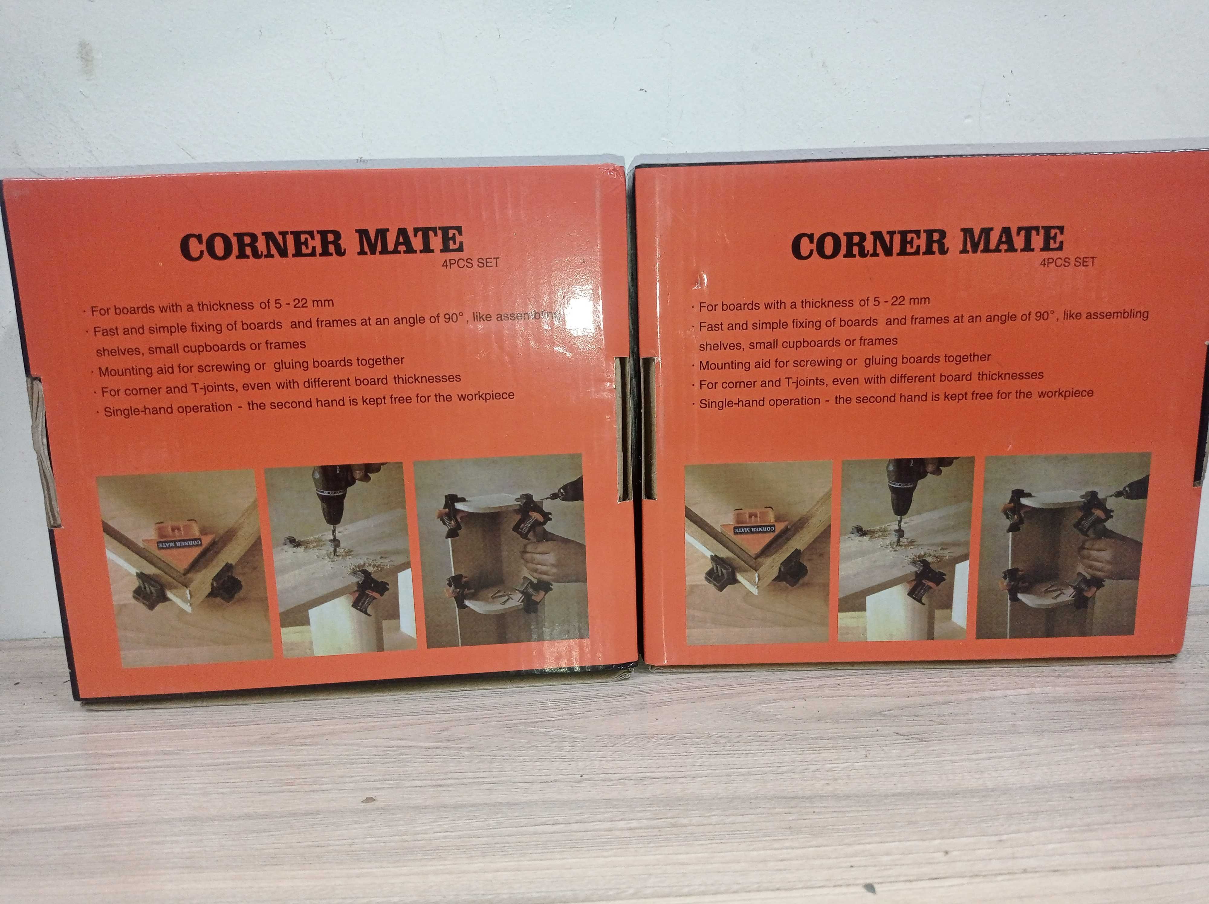 Ściski - Corner mate 5-22 mm - 4 sztuki - nowe