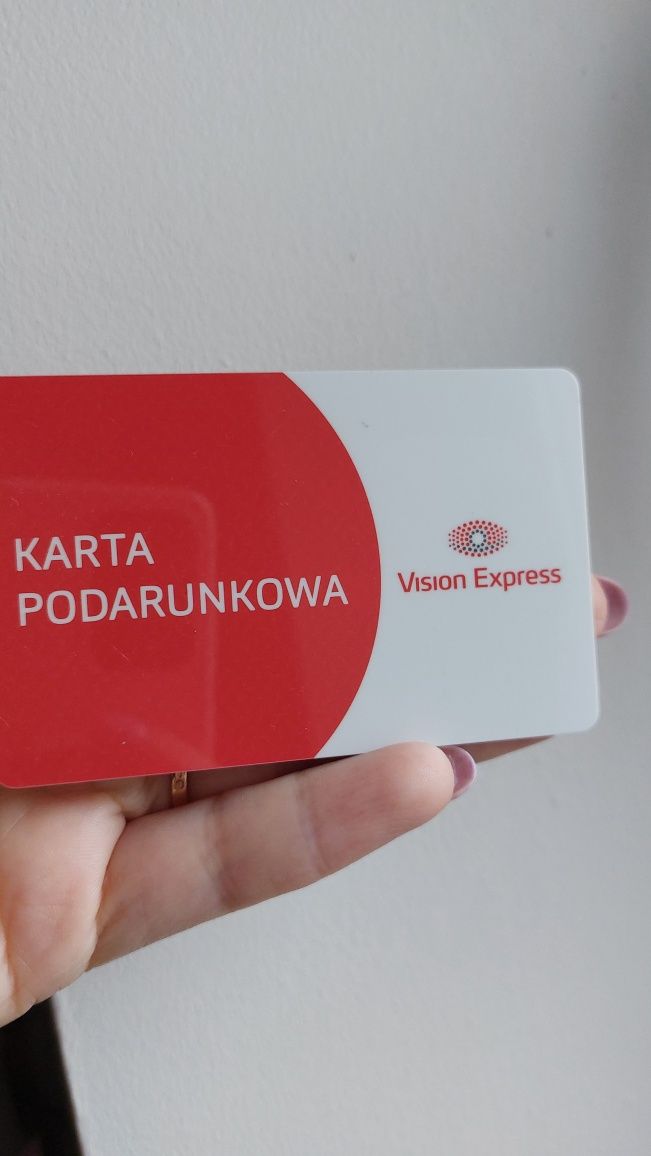 Karta podarunkowa vision express 100zl