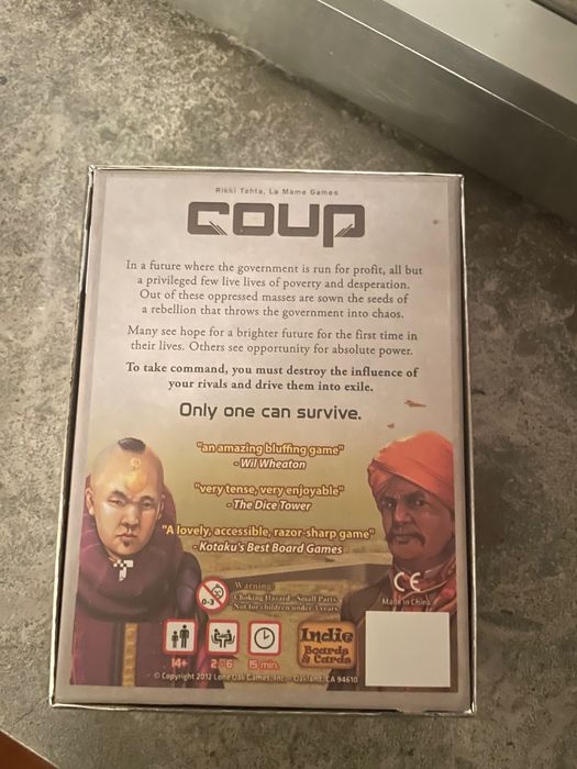 Coup jogo de cartas