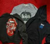 Рок мерч. Кофты, свитшоты Rolling Stones, Slipknot, Beatles