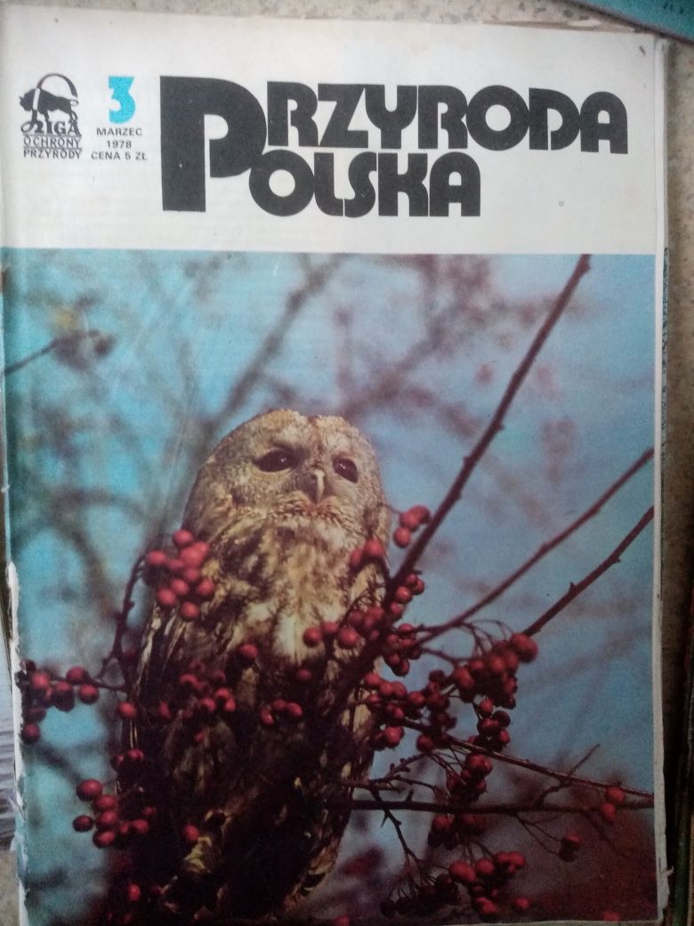 Gazety Przyroda Polska od '71 do' 79 roku