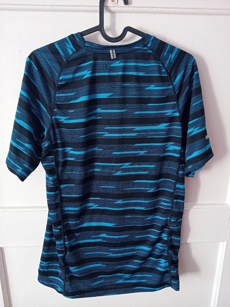 Koszulka męska Nike niebiesko czarna S