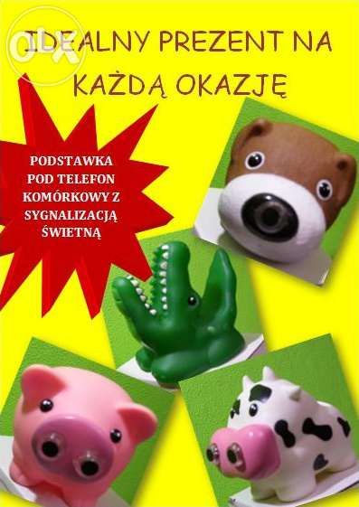 Piękna elektroniczna podstawka krokodyl telefon komórka prezent zabw