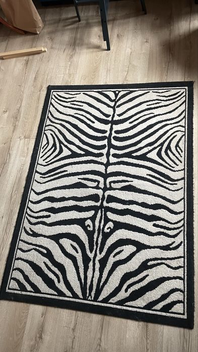 Dywan zebra 115x160 safari motyw zwierzęcy