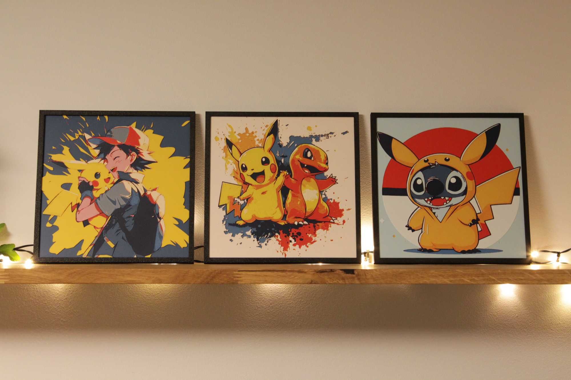 Hueforge Pokémon - Ash & Pikachu – Legendarna Przyjaźń Grafika 3D!