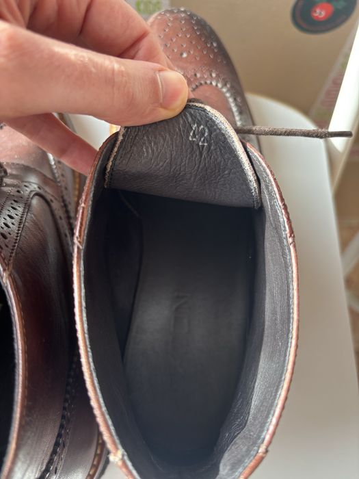 Черевики шкіряні чоловічі Exton 42р.