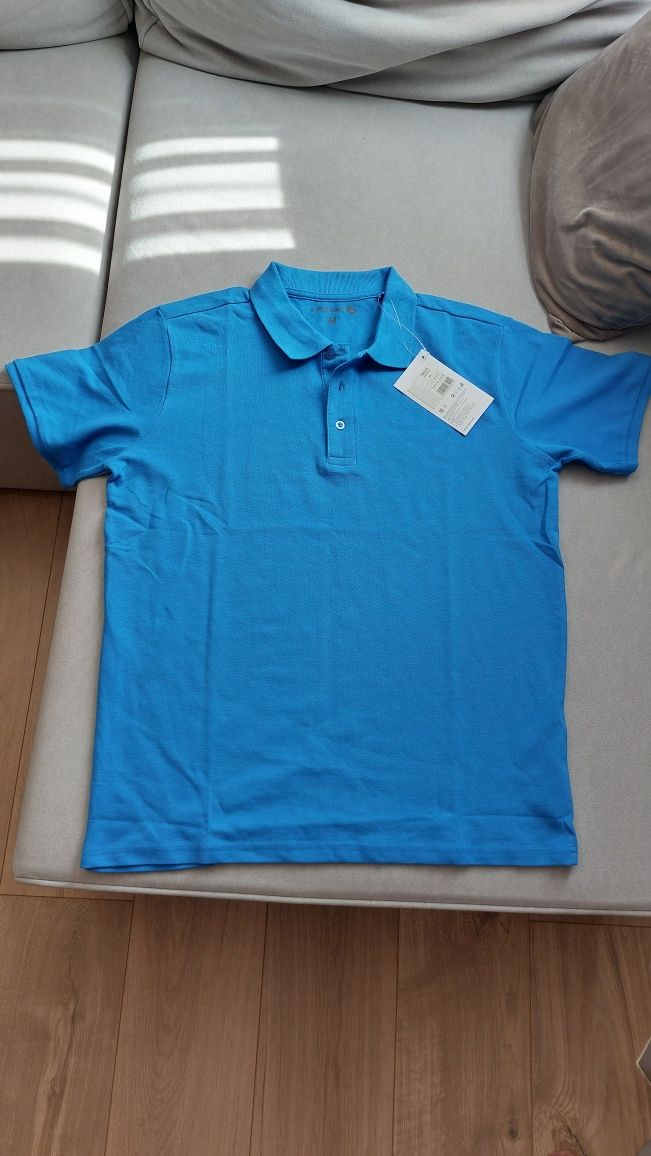 Polo koszulka T-shirt niebieska nowa M högert Tobias