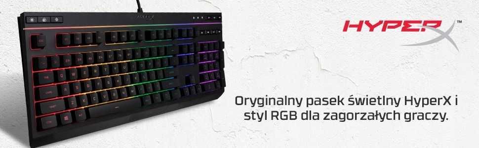 Klawiatura Gamingowa HyperX Alloy Core RGB