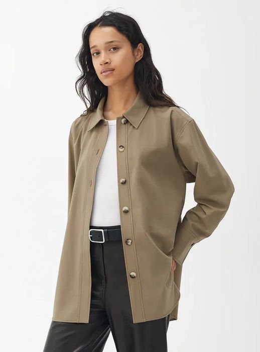 Arket жіноча сорочка оверсайз із шерстяної суміші