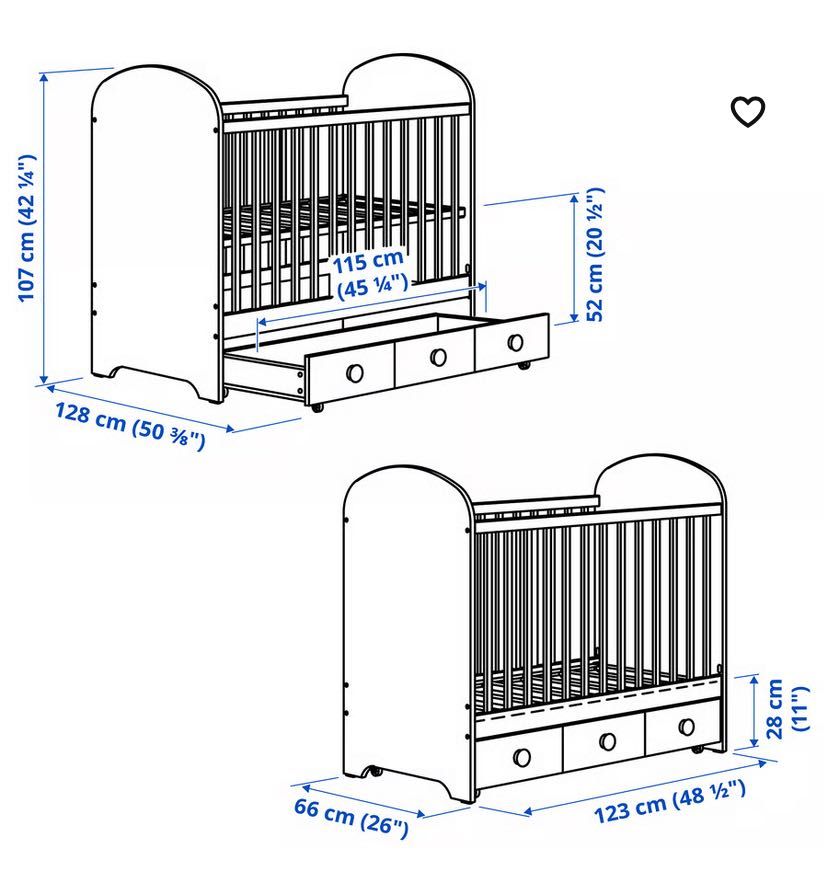 Berço + Colchão Ikea