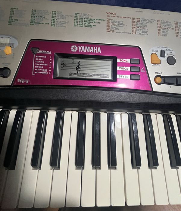 Yamaha+Навушники+ПЕДАЛЬ : PSR-140/170/172/175/185/195