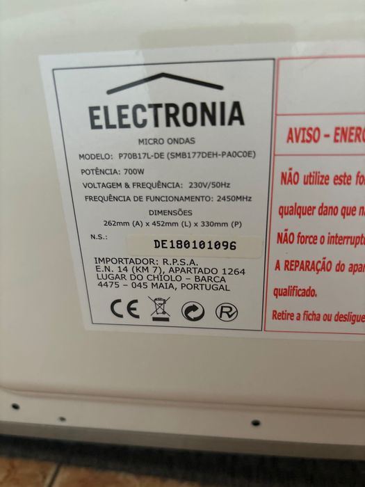 Microoondas eletronia