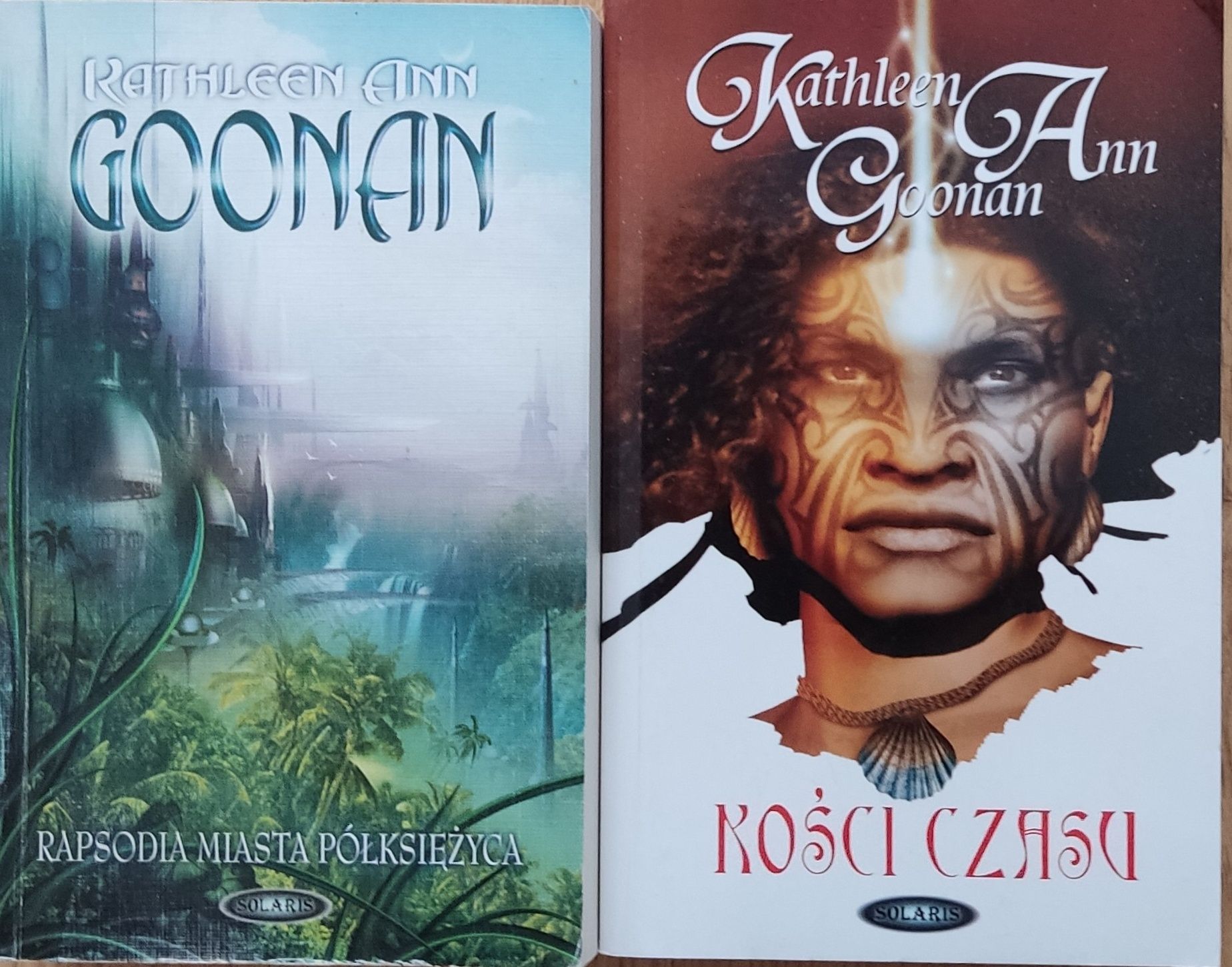 Kathleen Ann Goonan Rapsodia Miasta Półksiężyca i Kości czasu Solaris
