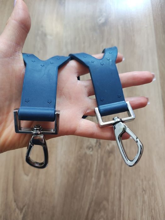 Organizer torba do wózka sugar pink karabinczyki / zaczepy