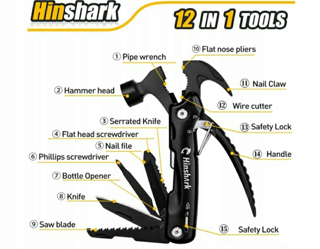 Multitool HINSHARK 12 w 1