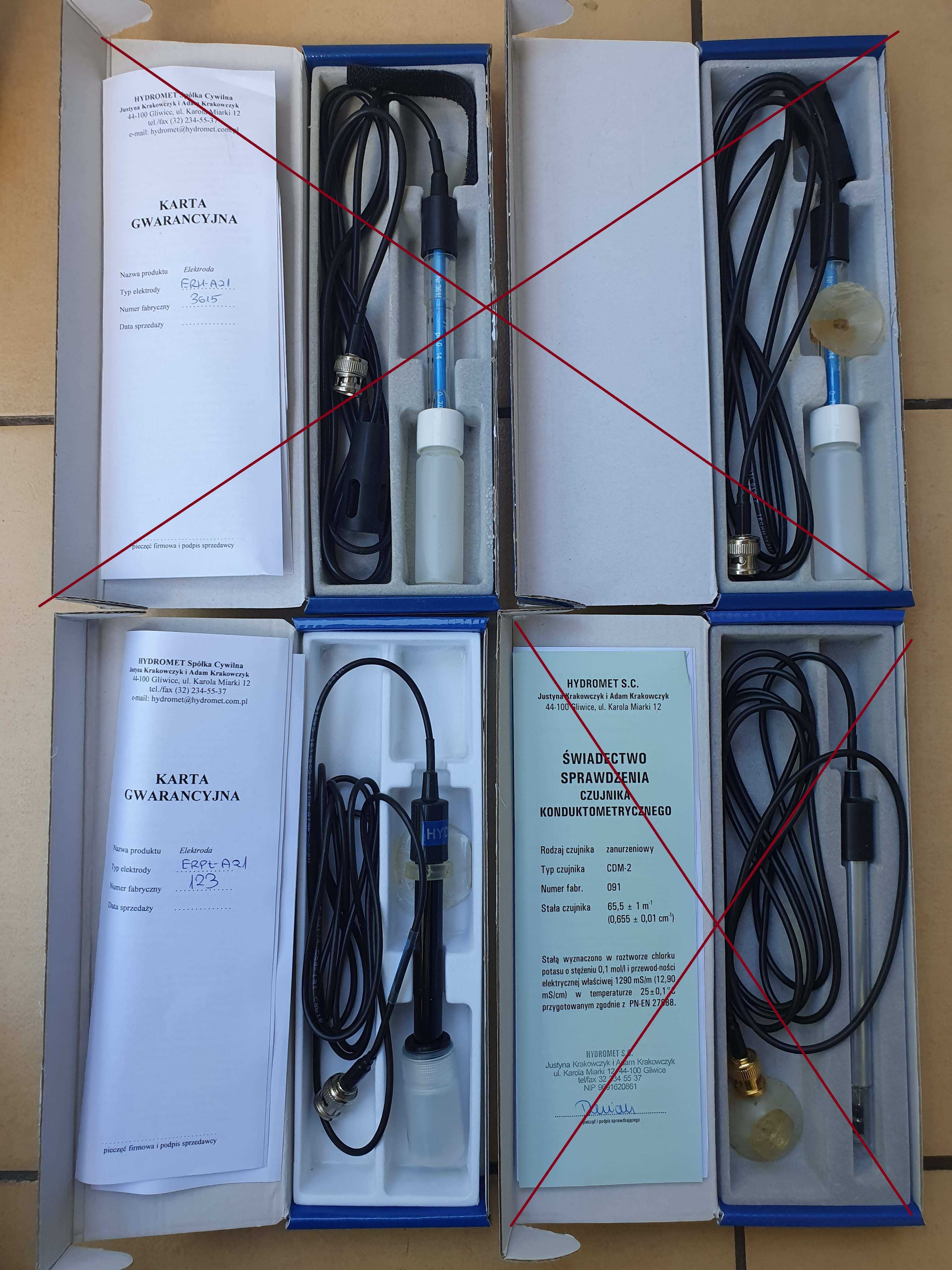 Elektroda platynowa Hydromet ERPt-AQ1 redox mV profilux apex arm ozon