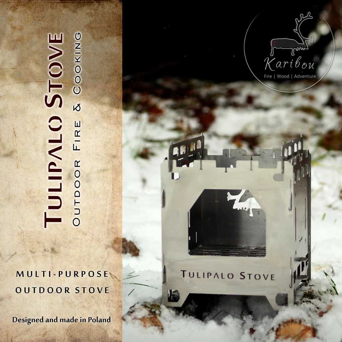 Kuchenka Tulipalo Stove outdoor survival bushcraft  | Stal nierdzewna