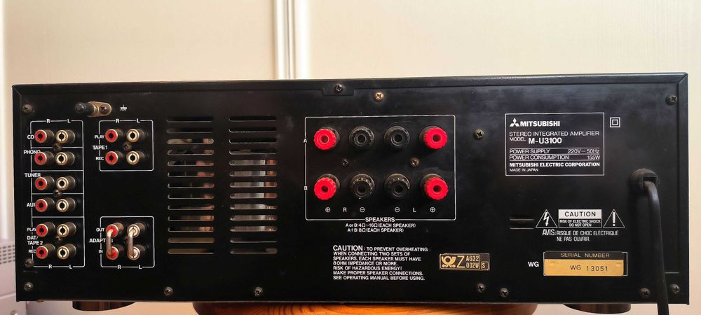 Wzmacniacz Mitsubishi M-U.3100 2x 90 Wat Top Hi-Fi idealnie sprawny