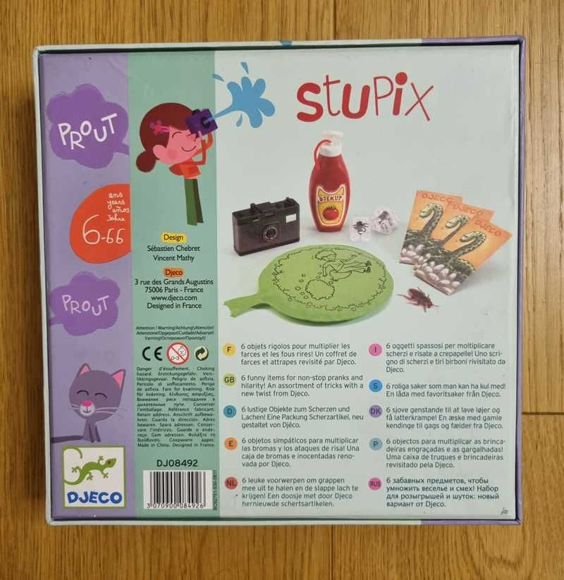 DJECO gra STUPIX - śmieszne żarciki od 6 lat