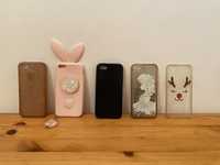 5x Etui do telefonu IPhone SE różowa królik księżniczka dziewczynka